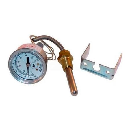 Allpoints Thermometer, 2" Dia., 0-220 F, U-Clamp, For Hatco, 03.01.005.00 62-1050-HAT